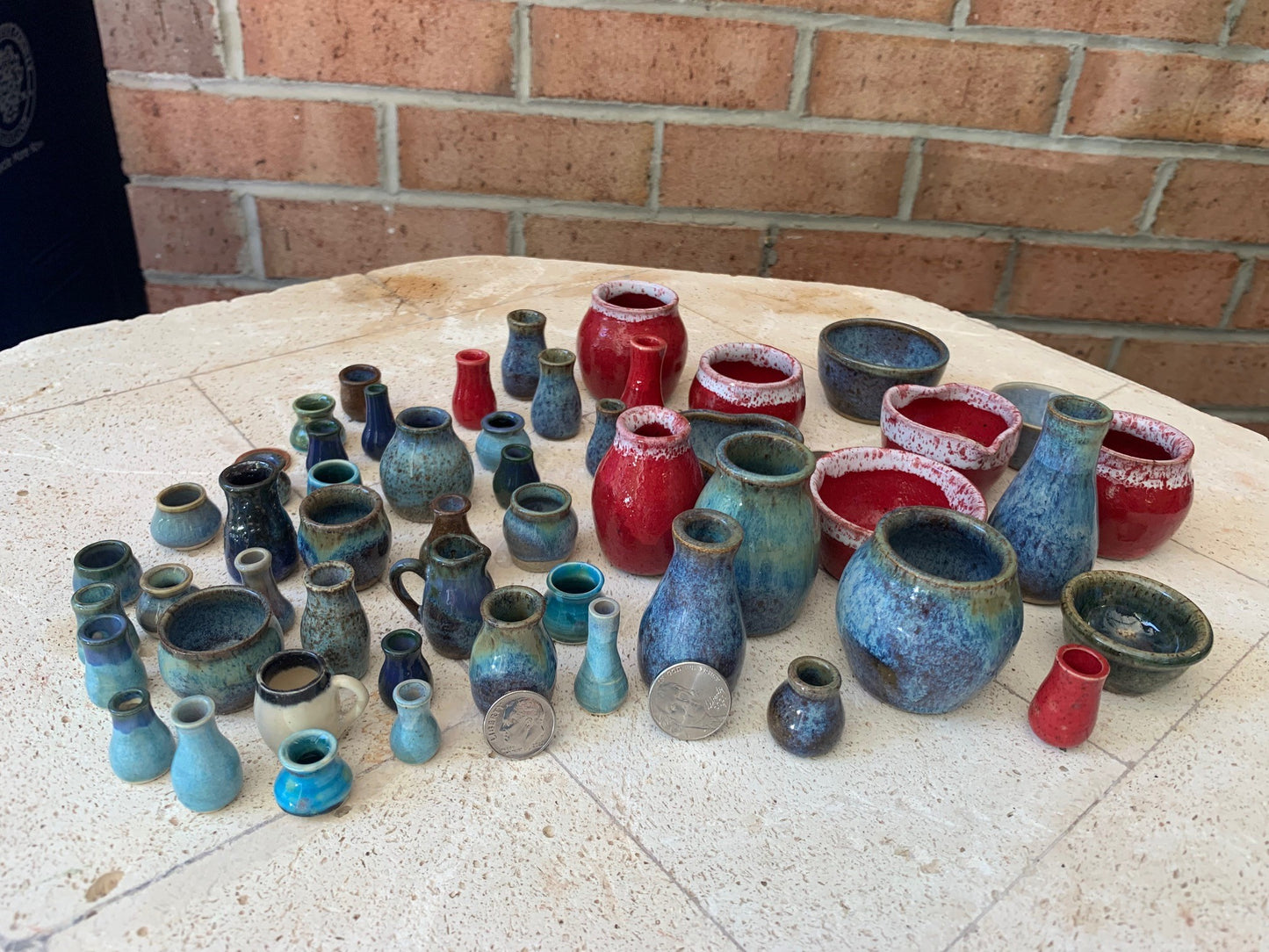 Pots, miniture - 4 per order